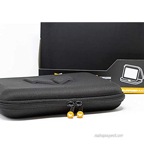 Vertra Transport Semi-Hard Shell Carrying Case with Adjustable Mirror and Internal/External Pockets
