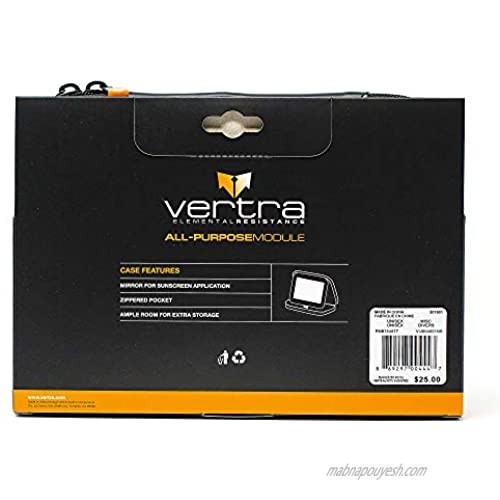 Vertra Transport Semi-Hard Shell Carrying Case with Adjustable Mirror and Internal/External Pockets