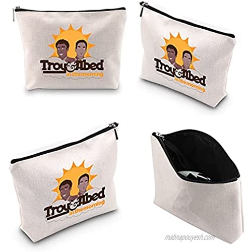 WCGXKO Community Troy & Abed In The Morning Novelty Zipper Pouch Makeup Bag for Fans (Troy Abed)