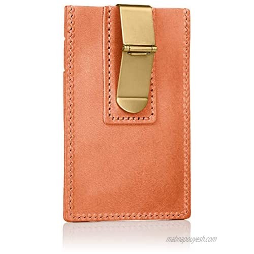 Naniwa Leather Tochigi Leather Slim Wallet Card & Money Clip