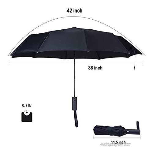 AGLIFEFY Compact Travel Small Umbrella Windproof Collapsible Auto Open & Close Folding Mini Umbrella