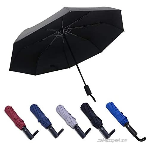 AGLIFEFY Compact Travel Small Umbrella Windproof Collapsible Auto Open & Close Folding Mini Umbrella