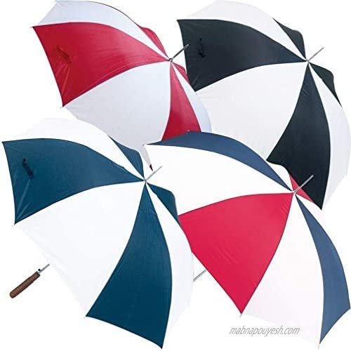 All-Weather GFUM48BK Black/White Umbrella 48