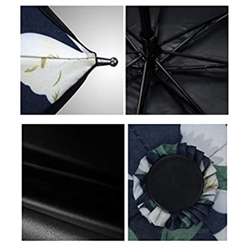 Anti-UV Waterproof Windproof Folding Umbrella Flower Compact Travel Umbrella Totes Waterproof Stick