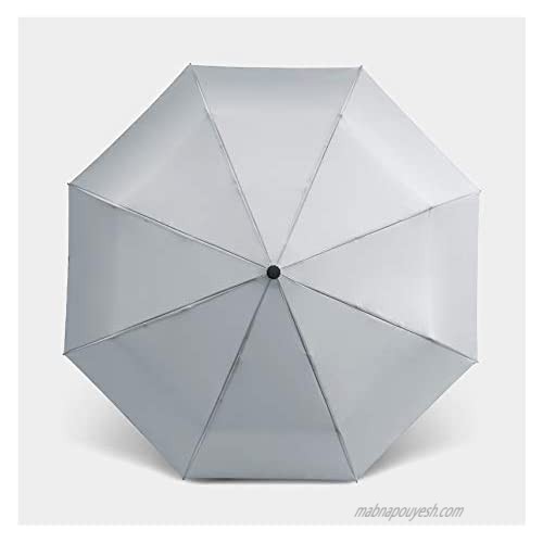 APOXCON Auto Open Close Umbrella Compact Folding Umbrella Windproof Waterproof Travel Umbrella Light Gray