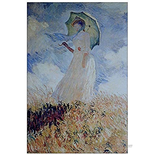 ArtPlaza Monet Claude - Lady with umbrella Decorative Panel  27.5x39.5 Inch  Multicolored