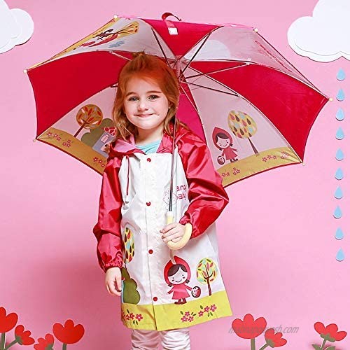 Candy-Baby kids Boys Girls Umbrella/Umbrella for children (one red hood)