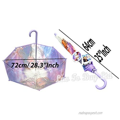 Cerdá Unisex Kid's 7029-511-lila-u Manual Poe Frozen 2 Umbrella One size