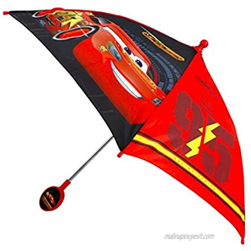 Disney Lightning McQueen Cars Umbrella in Red (Disney Jr) Kids