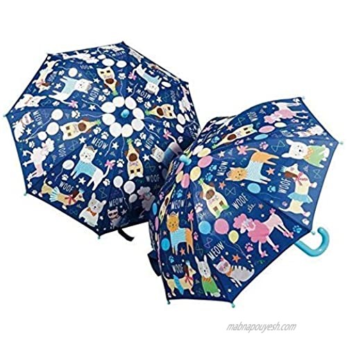Floss & Rock (Dogs and Cats) Color Changing Umbrella Pets Print Standard
