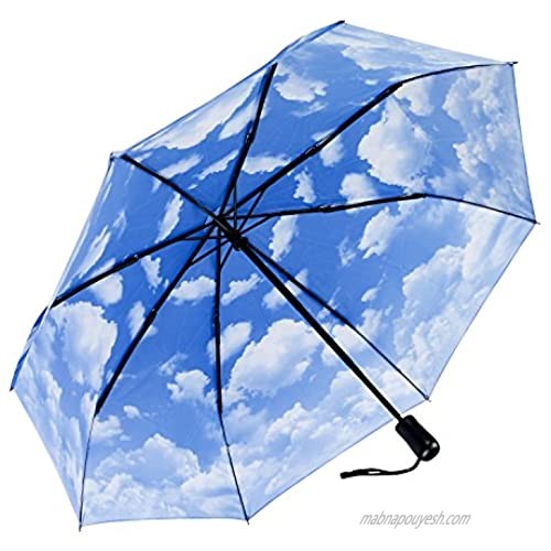 Galleria Clear Skies Folding Umbrella