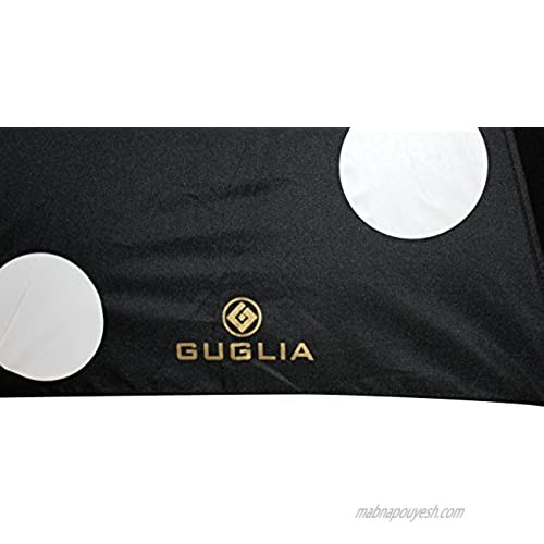 guglia New York Duck Umbrella Noir Black with White Polka Dot