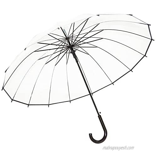 Kung Fu Smith Clear Umbrella for Wedding Bulk Pack Wholesale stick Rain Umbrella 10Pcs/Pack