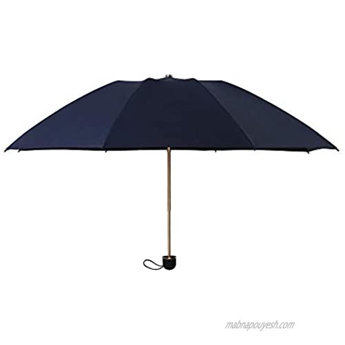 Rain Smile "Super Nano Hydrophobic Three Fold Travel Rain Sun Umbrella-Fast Self-Drying Anti-UV Windproof-Lightweight Design for Women/Men Girlfriend Gift