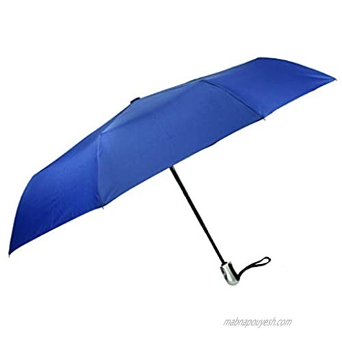 RainTamer 43-inch Auto Open/Close Travel Umbrella (Navy)