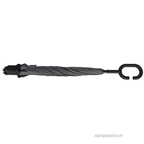 ShedRain Reversible Stick Black Charcoal Umbrella 1 EA