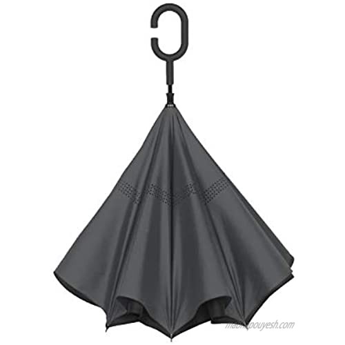 ShedRain Reversible Stick Black Charcoal Umbrella 1 EA