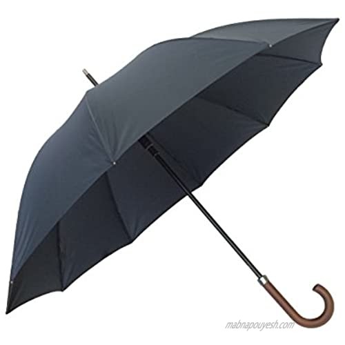 SMATI Stick Man Original Umbrella - classical Extra Solid with 10 glassfiber ribs - Automatic open (Blue)