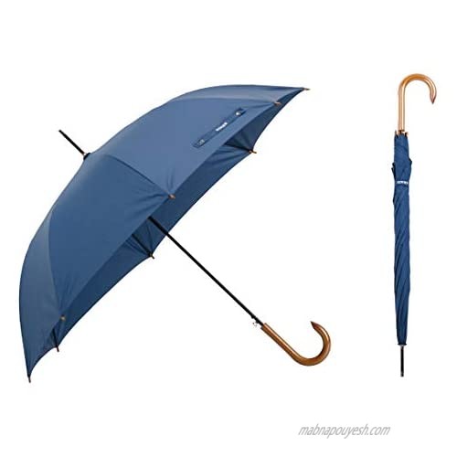 Travel Umbrella  Real Wood Handle Classic Golf Umbrella Windproof Auto Open Rainproof Cane Stick Umbrellas