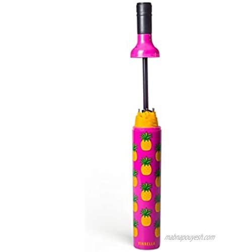 VINRELLA Bottle Umbrellas | Compact Light No Drip Fun Gift Manual Waterproof Anti-UV | Small Folding Bottle Umbrella for Rain
