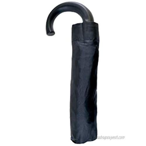 Activave Stick Umbrella Curved Hook Umbrellas with Classic J Handle 21 Arc Windproof for Men and Women (Black)