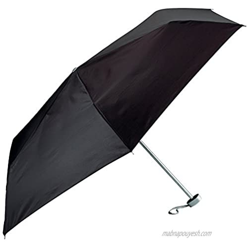 All-Weather Black GFUMLT Solid Mini Umbrella  40"
