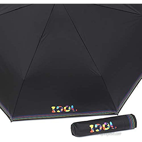 BTS Official licensed Product. BTS Character & Sound source AOAC Folding Umbrella_IDOL (Black)
