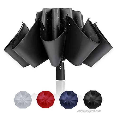 DKSUKO Automatic Travel Umbrella Outdoor Windproof Portable Folding Umbrella UV Protection Compact Umbrellas