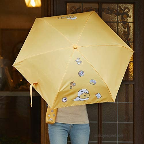 KAKAO FRIENDS Official- Ultra Compact Folding Travel Umbrella with Cover (Tube)