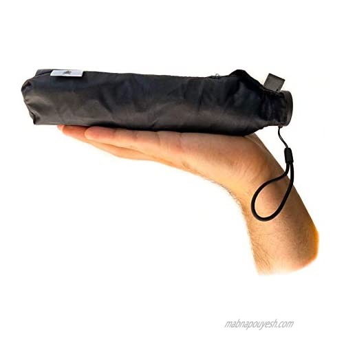 Krago Compact Travel Mini Umbrella - Portable Extra Small 6 ribs Umbrella with UV protection for Men  Women or Kids