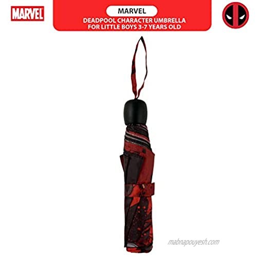 Marvel Comics Deadpool Superhero Collapsible Mini Umbrella (Youth/Mens)