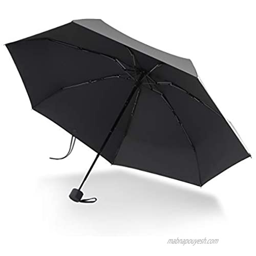 Saiveina Mini Parasol Umbrellas  Portable Travel Sun&Rain Windproof Umbrellas with UV Protection