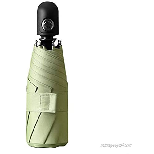 TECKE Travel Mini Pocket Umbrella Automatic Compact Sun&Rain Umbrella with 95% UV Protection(Grass Green)