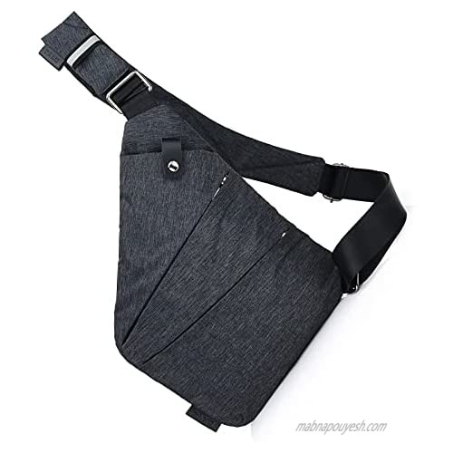 ADORENCE Anti-Thief Sling Bag - Slim  Lightweight & Water Resistant CrossBody Shoulder Bag/Chest Bag