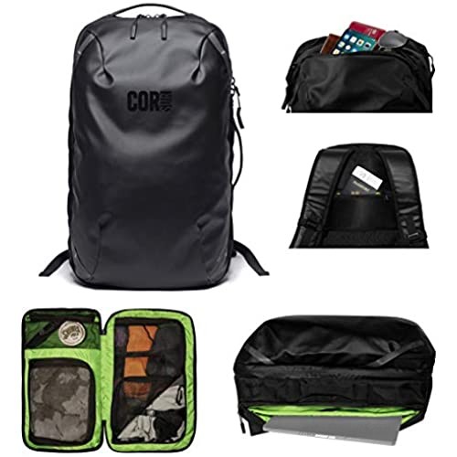 COR Surf | The Island Hopper Backpack | The Ultimate Travel Pack (28L  Black)