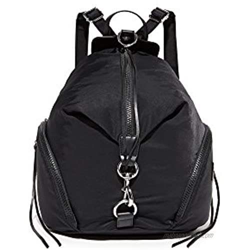 Rebecca Minkoff Women's Nylon Julian Backpack  Black  One Size