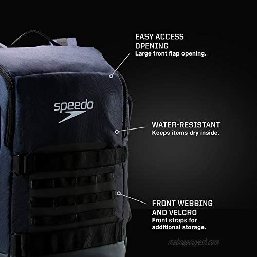 Speedo Unisex-Adult Teamster Pro Backpack 40-Liter Speedo Black