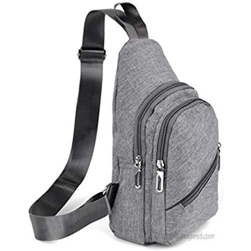 Westend Crossbody Polyester Sling Bag Backpack with Adjustable Strap