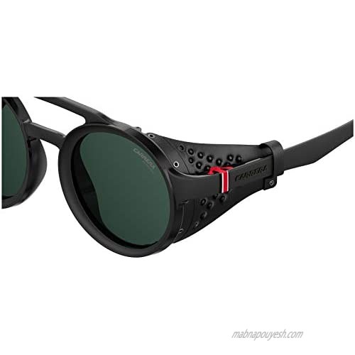 Carrera unisex adult Ca5046/S Sunglasses Black/Green 49 mm US