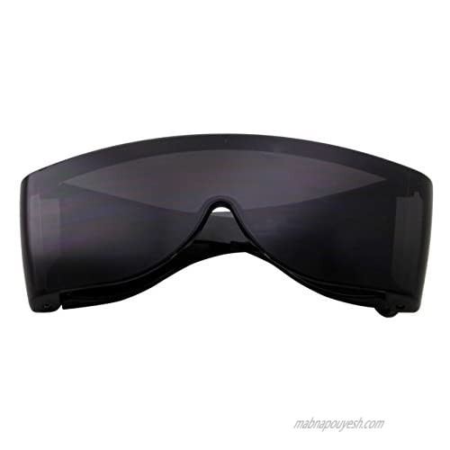 Cover-Ups Black Fit Over Sunglasses - Wrap Around Sunglasses - People Who Wear Prescription Glasses in the Sun