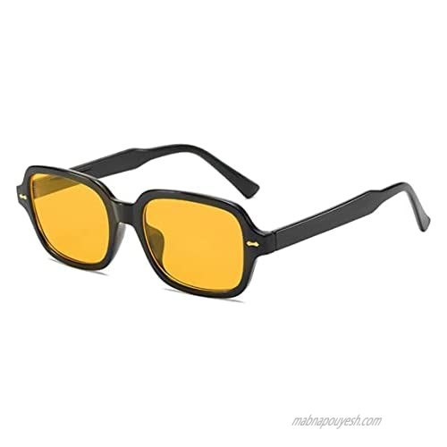 Orange Lens Sunglasses Yellow Lens Sunglasses Trendy Retro Orange Sunglasses Oversized Yellow Sunglasses Unisex