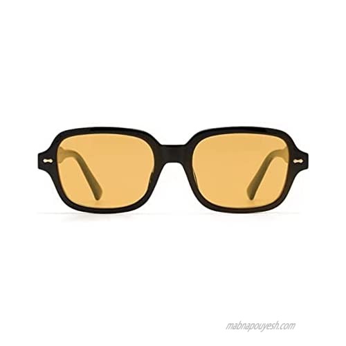 Orange Lens Sunglasses  Yellow Lens Sunglasses  Trendy Retro Orange Sunglasses  Oversized Yellow Sunglasses  Unisex