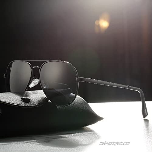 Polarized Aviator Sunglasses for Juniors Small Face Women Men Vintage UV400 Protection Shades