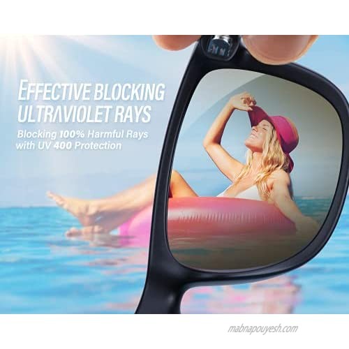 Polarized Sunglasses for Men Women UV400 Protection Unisex Ultralight