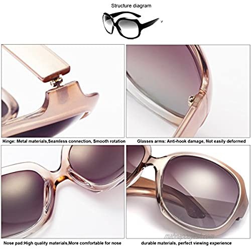 Polarized Sunglasses for Women AkoaDa UV400 Lens Sunglasses for Female Ladies Fashionwear Pop Polarized Sun Eye Glass