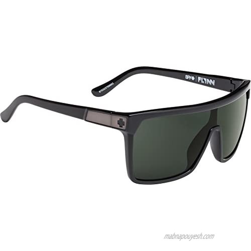 Spy Flynn Sunglasses-Black/Matte Black-Gray Green