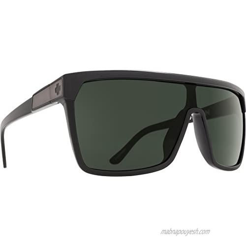 Spy Flynn Sunglasses-Black/Matte Black-Gray Green