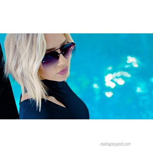 TopFoxx Megan 2 High Fashion Aviator Sunglasses for Women