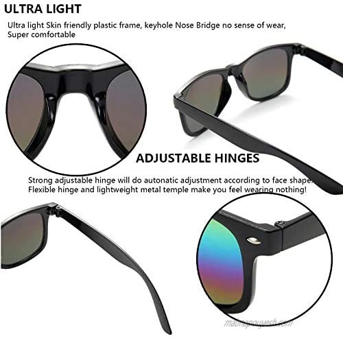 Wholesale Sunglasses Bulk for Adults Party Favors Retro Classic Shades 10 Pack