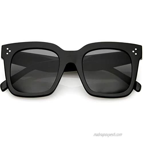 zeroUV - Oversized Fashion Retro Square Sunglasses for Women Vintage Style 50mm